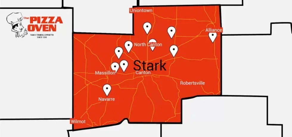 Pizza Oven Locations Map