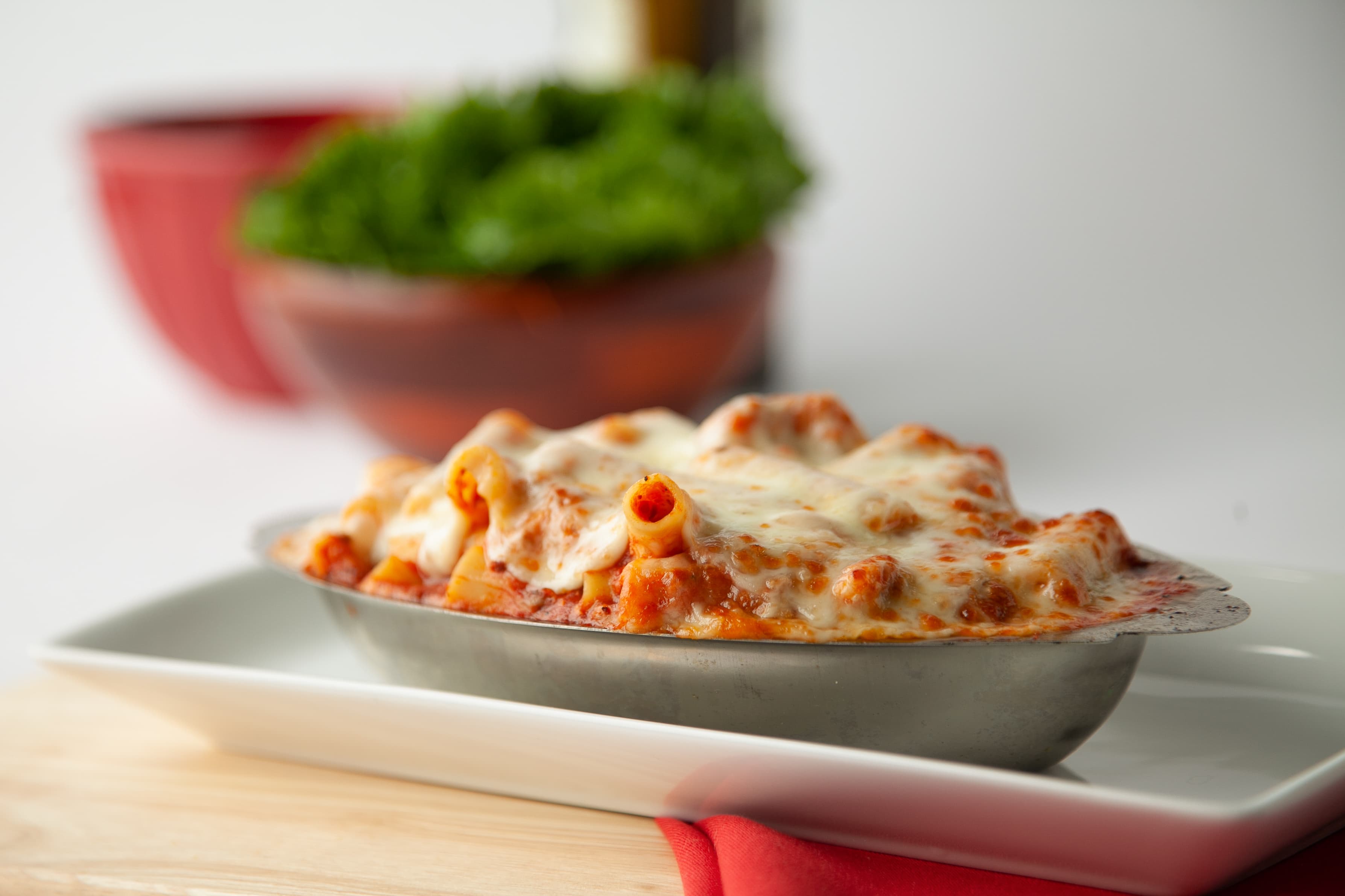 Pizza Oven baked ziti pasta
